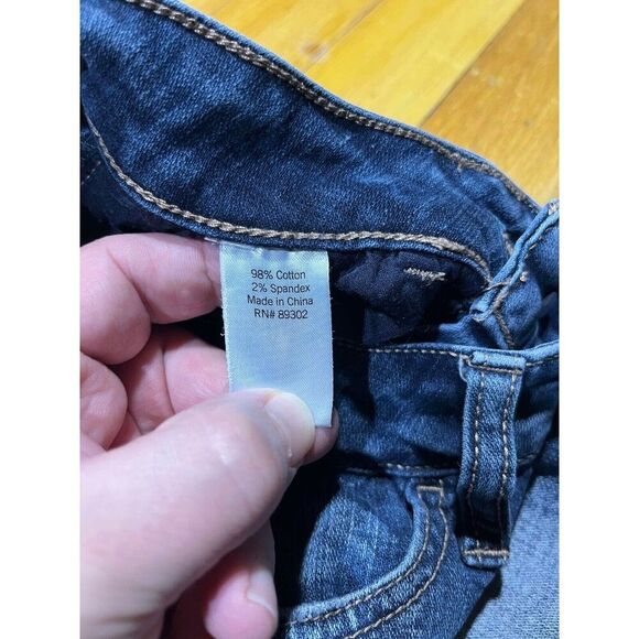 So Jeans Women's Size 3 Ultimate Ankle Jeggings High Rise Whiskered Faded Frayed - Picture 4 of 8